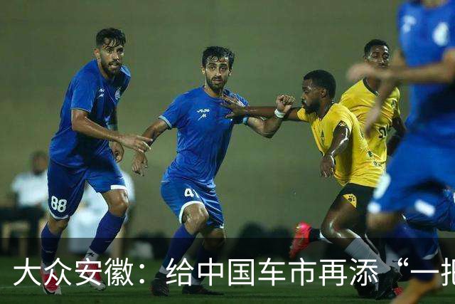 大众安徽：给中国车市再添“一把柴”