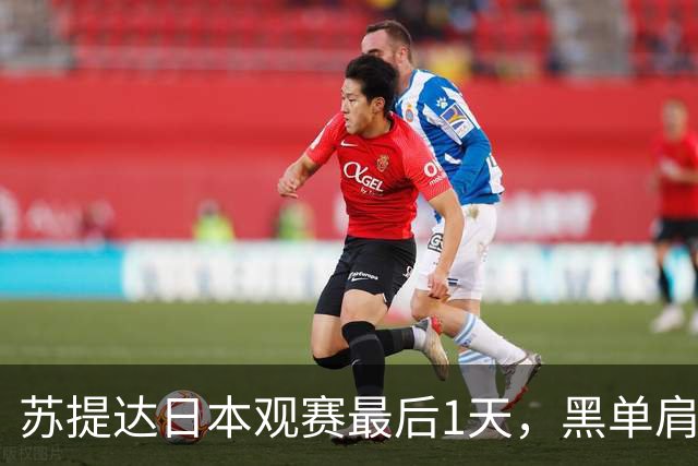 苏提达日本观赛最后1天，黑单肩披风美翻了，热情拥抱球员好感人