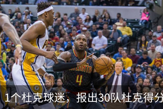 1个杜克球迷，报出30队杜克得分王，鹈鹕答案不是锡安